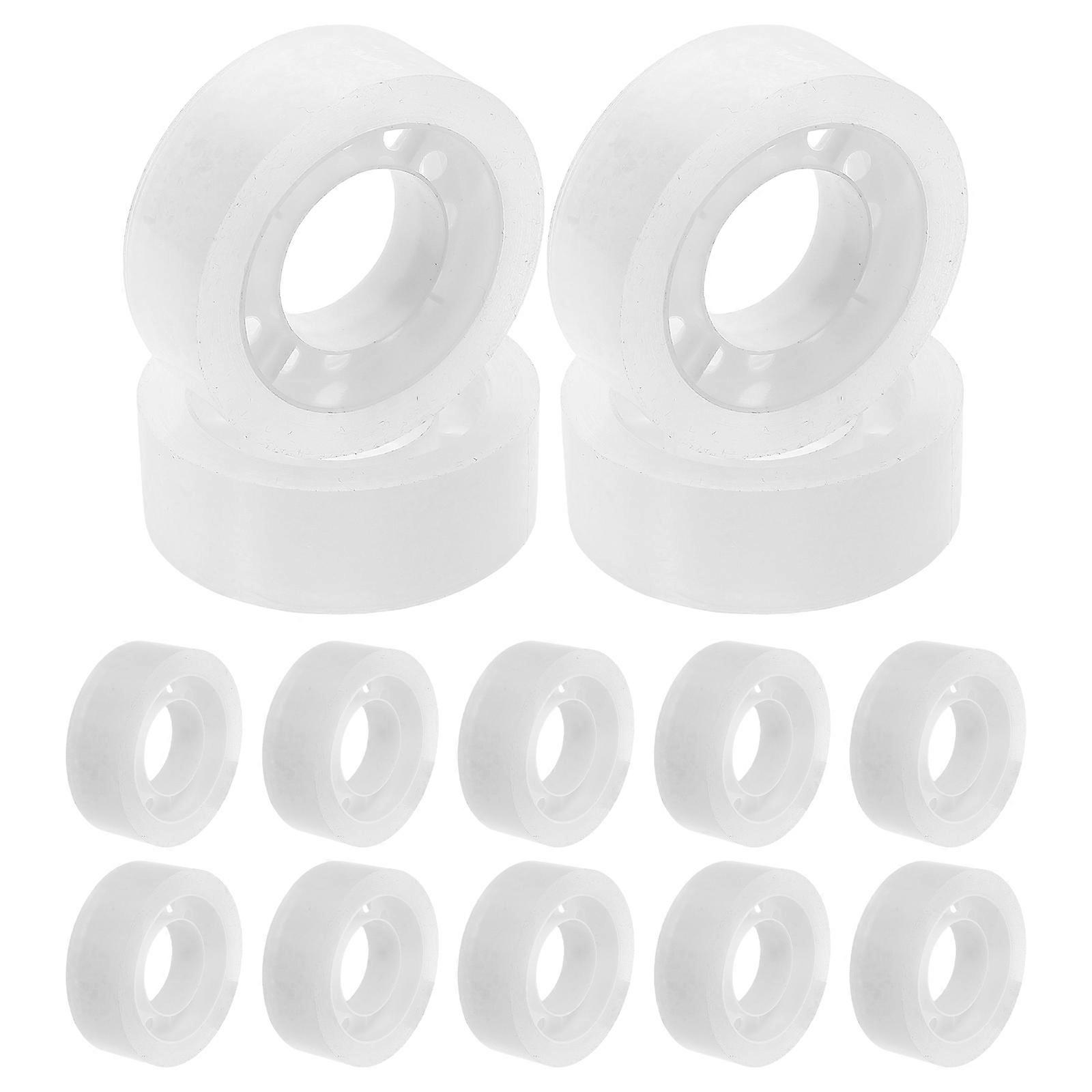 Clear Tape Roll Stationery Tape for Multiuse Function 16 Rolls Transparent Design