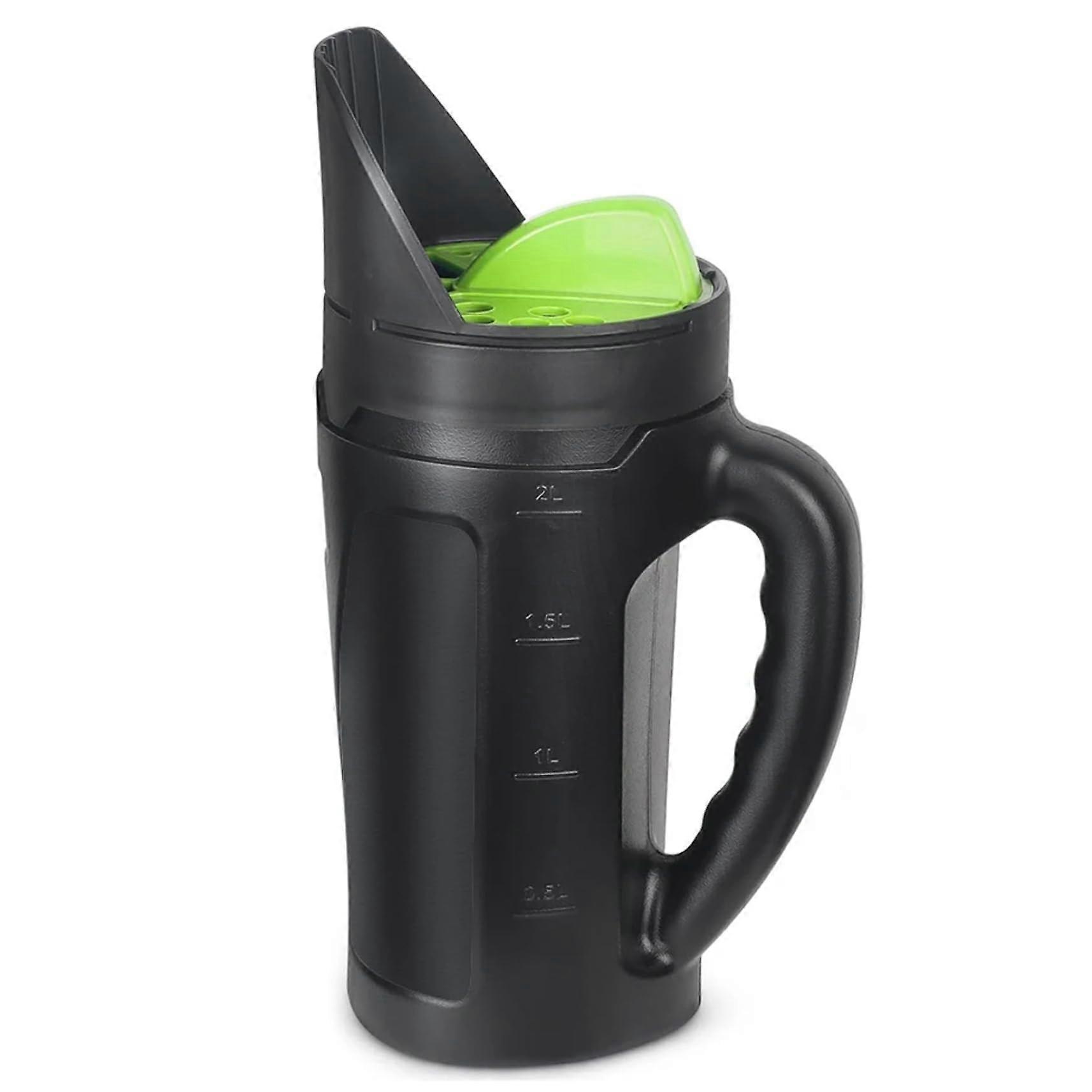 Handheld Seed Spreader 2.5L Adjustable Garden and Fertilizer Spreader for Lawn Wide Coverage