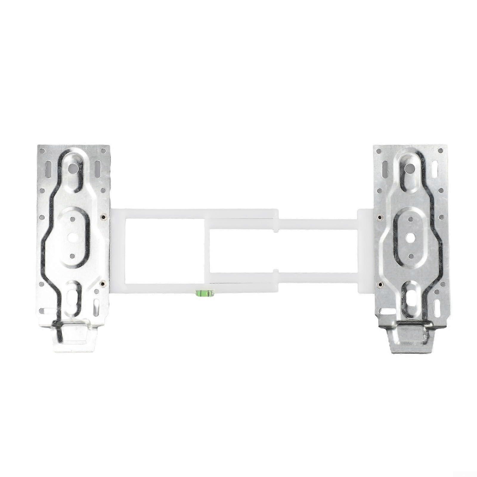 Air Conditioner Wall Mount Bracket Adjustable with Level Gauge, Retractable Stainless Steel Frame