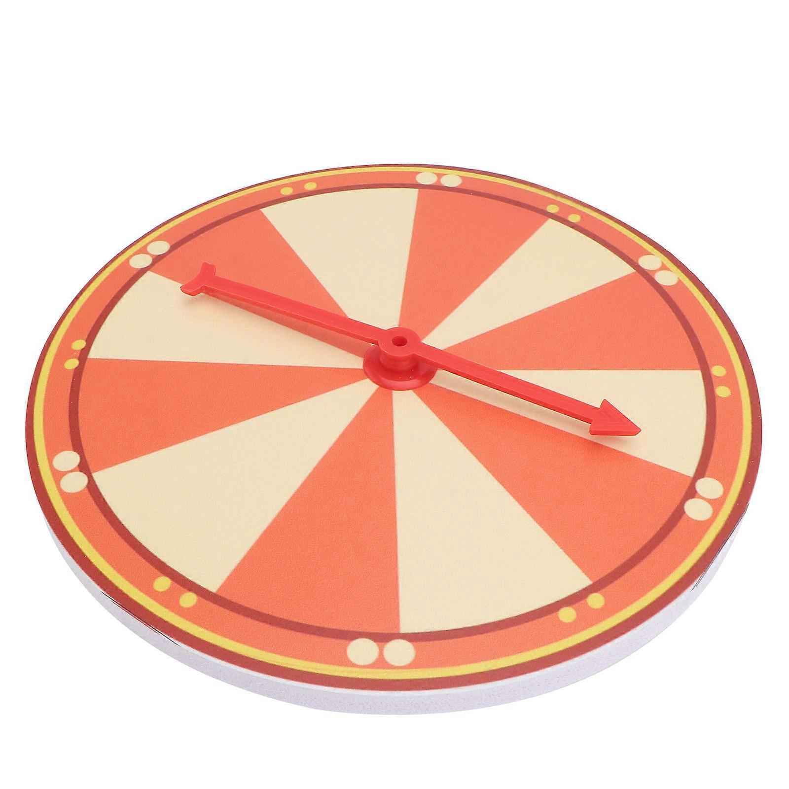 Draw Game Wheel Set for Playing 1Set Orange Plastic Fun Wheel for Teaching Activities