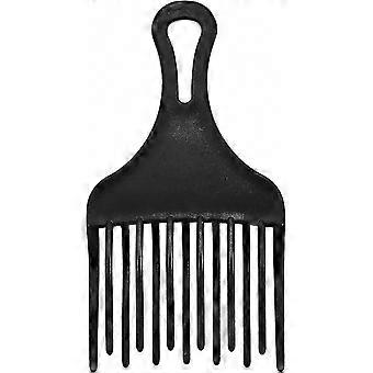 Großer afrikanischer Haarkamm mit breiten Zinken, hitzebeständig und antistatisch, geeignet zum Stylen