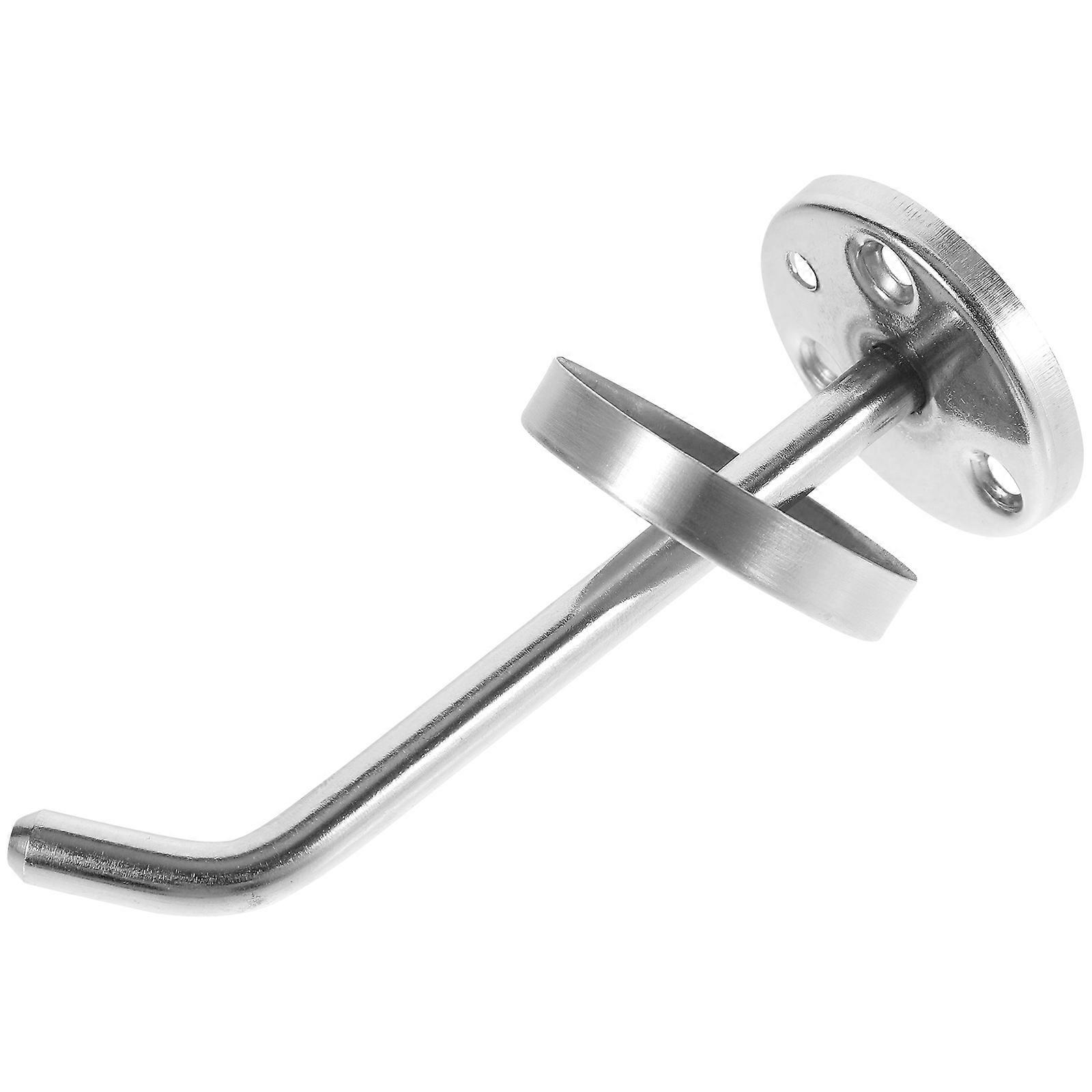 Silver Wall Hook Stainless Steel Coat Hooks for Hanging 5Sets Practical