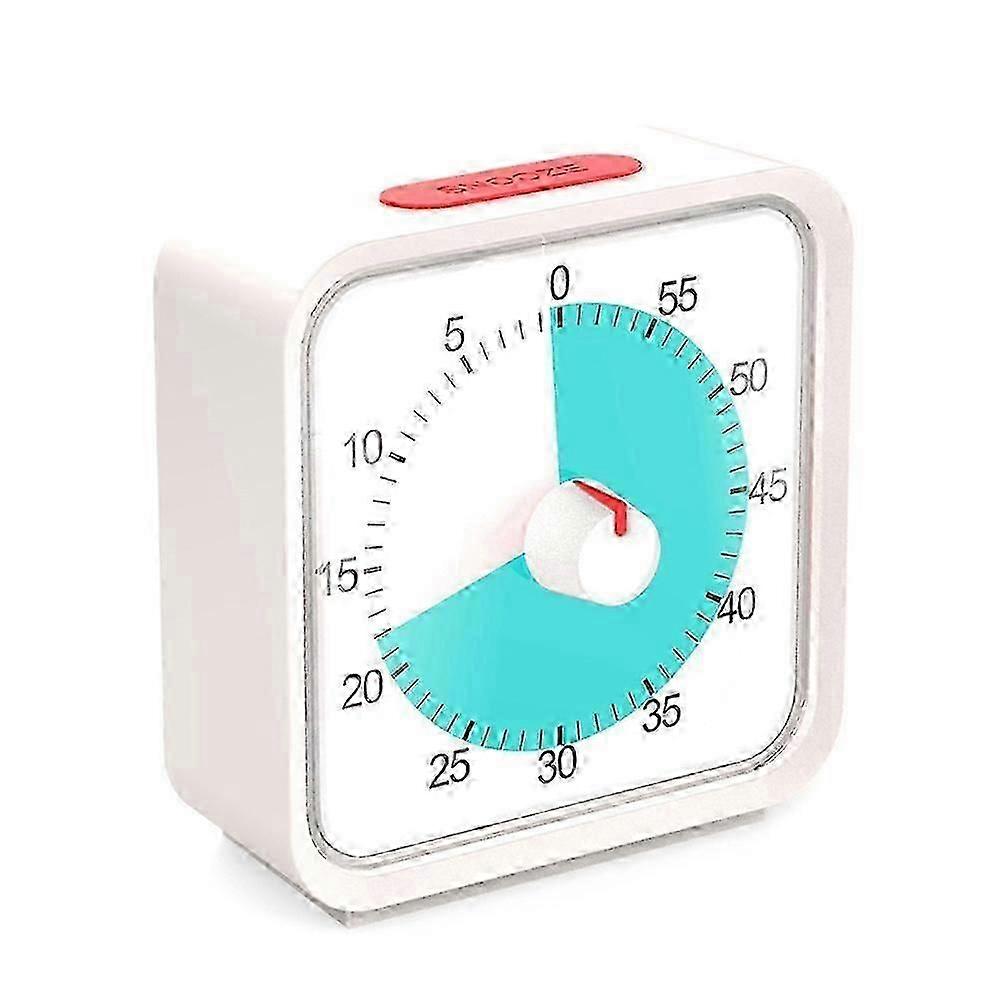Pomodoro Timer for Kitchen, Time Management Study Classroom Timer, 60-Minute Visual Timer with Sile