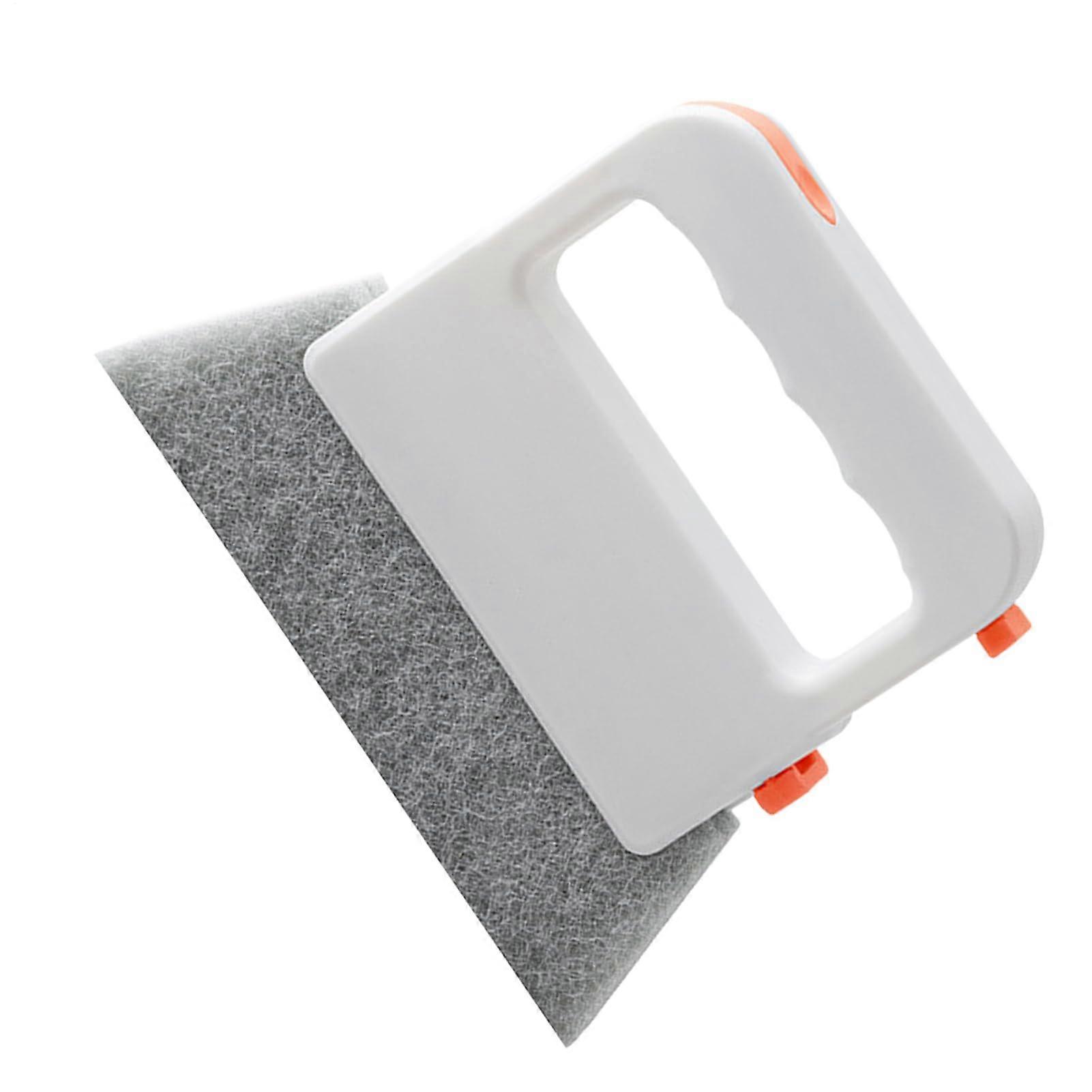 Window Track Cleaning Tool with Brush and Scraper, Ergonomic NonSlip Handle, Reusable Wipes