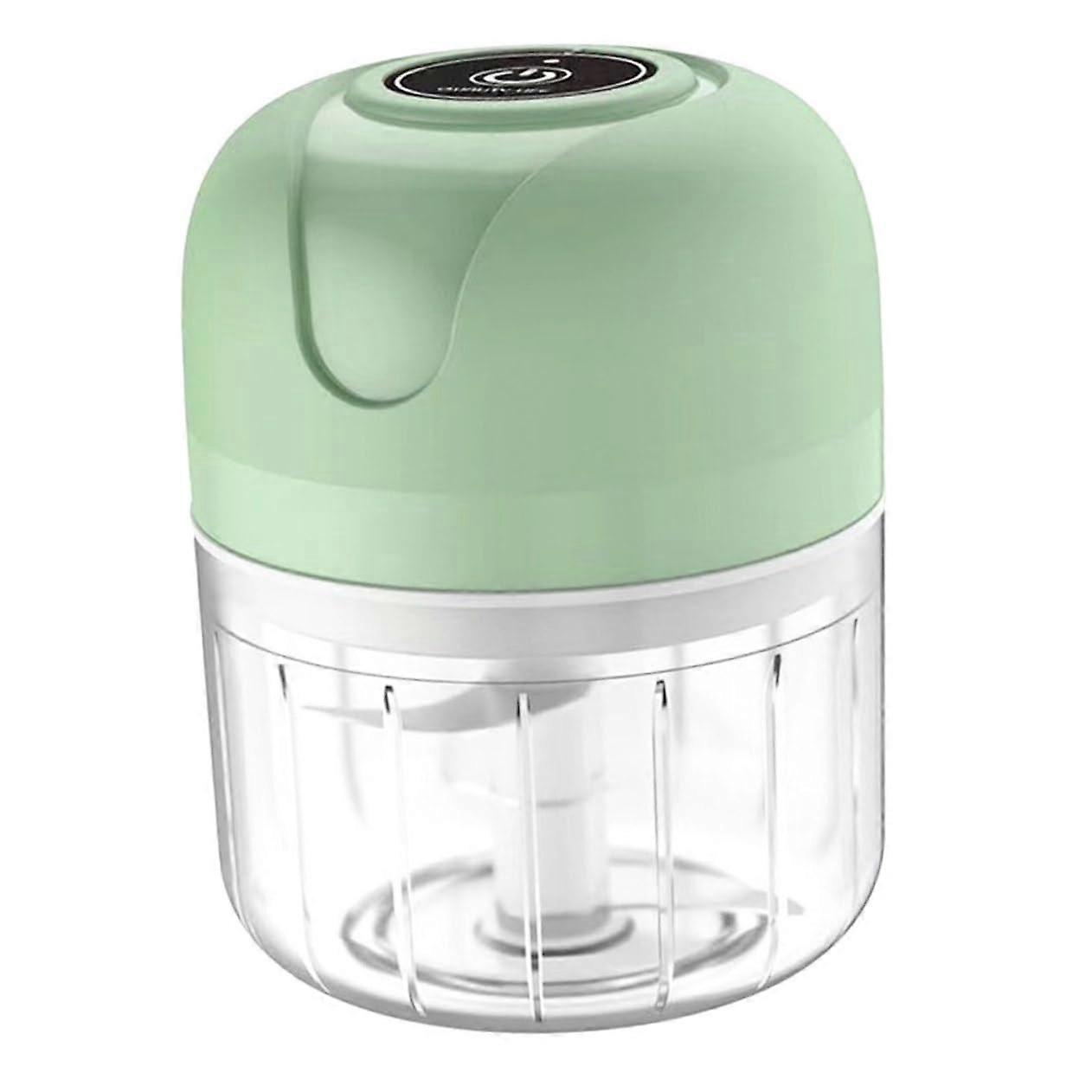 Electric Garlic Chopper Mini Food Processor for Quick Vegetable Cutting USB Rechargeable Kitchen Tool