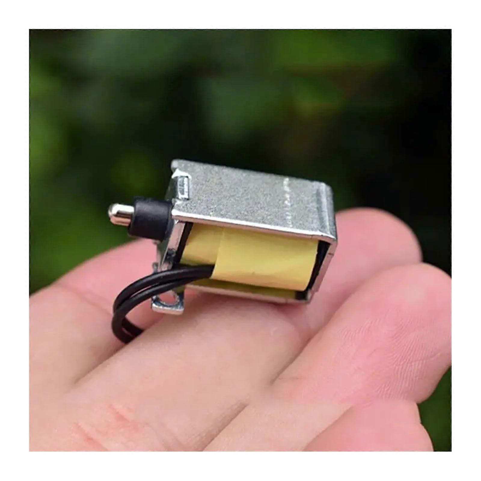 Low Voltage Solenoid Lock DC 3V 3.7V Compact PushPull 2.5mm Stroke Electromagnetic Lock
