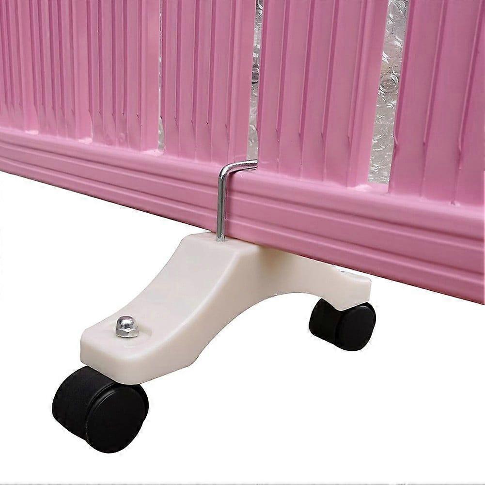Electric Heater Foot Stand Adjustable Support with Wheels for Easy Movement