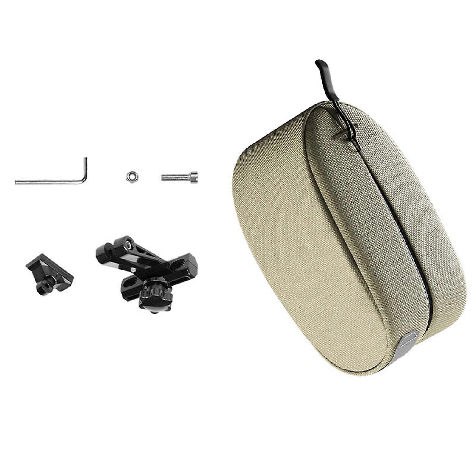 Waterproof Bike Saddle Bag with Quick Release, Reflective Strips, Tool Storage, Desert Color