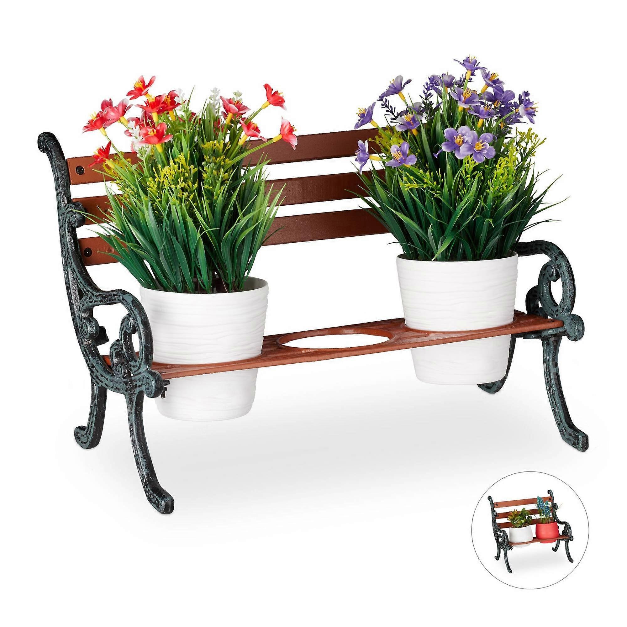 Mini flower bench