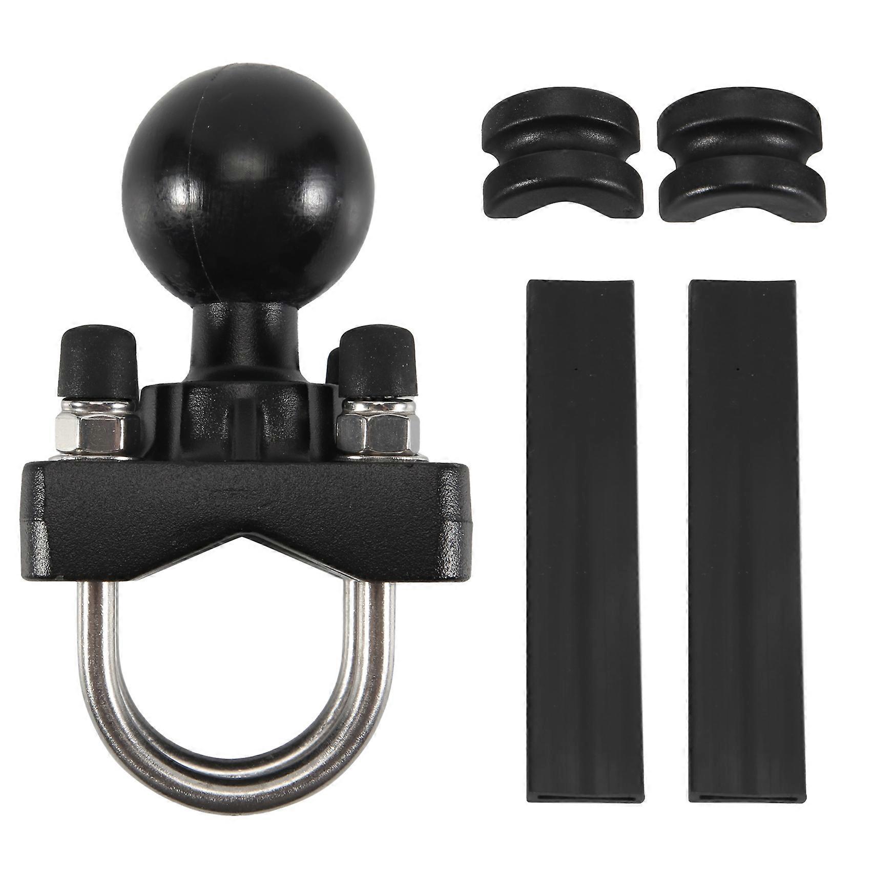 Base de montagem de trilho de guidão duplo com bola de 1,5 polegadas para câmera