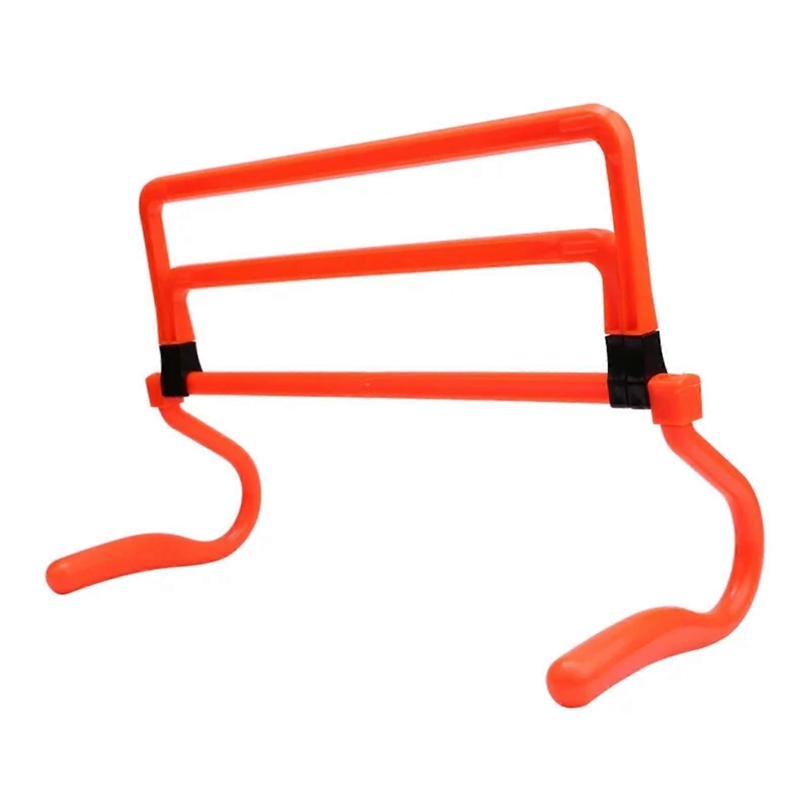 Adjustable Orange Agility Training Hurdle for Football Drills Boosts Speed and Coordination