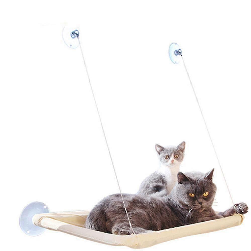 Cat Window Perch Hammock Bed with Secure Suction Cups, 15Kg Load, Machine Washable Cover