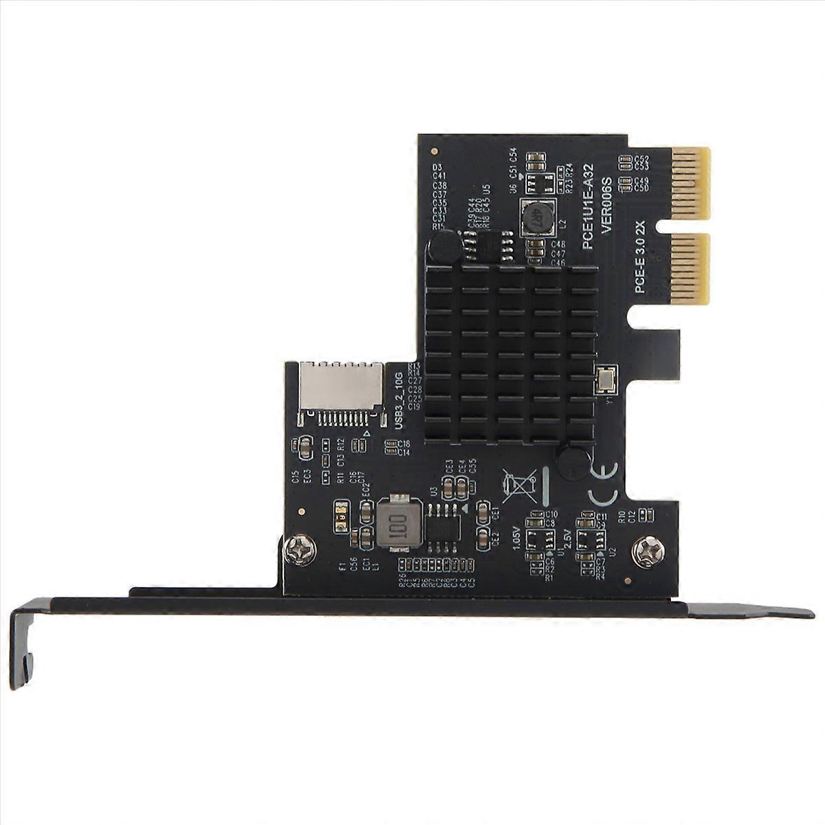 PCI-E 2X to USB3.1 A-Key Gen2 Front Type-E Expansion Card