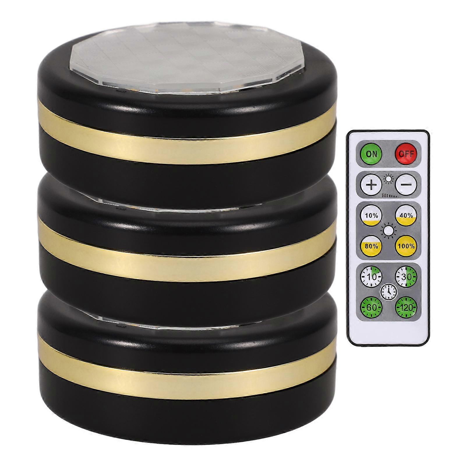 Remote Controlled LED Night Light Bedside Lamp for Bedroom 1Set