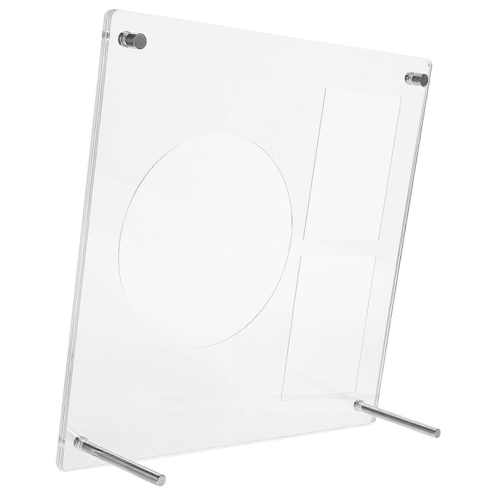 Cd Display Rack Acrylic Picture Frame for Photo Display