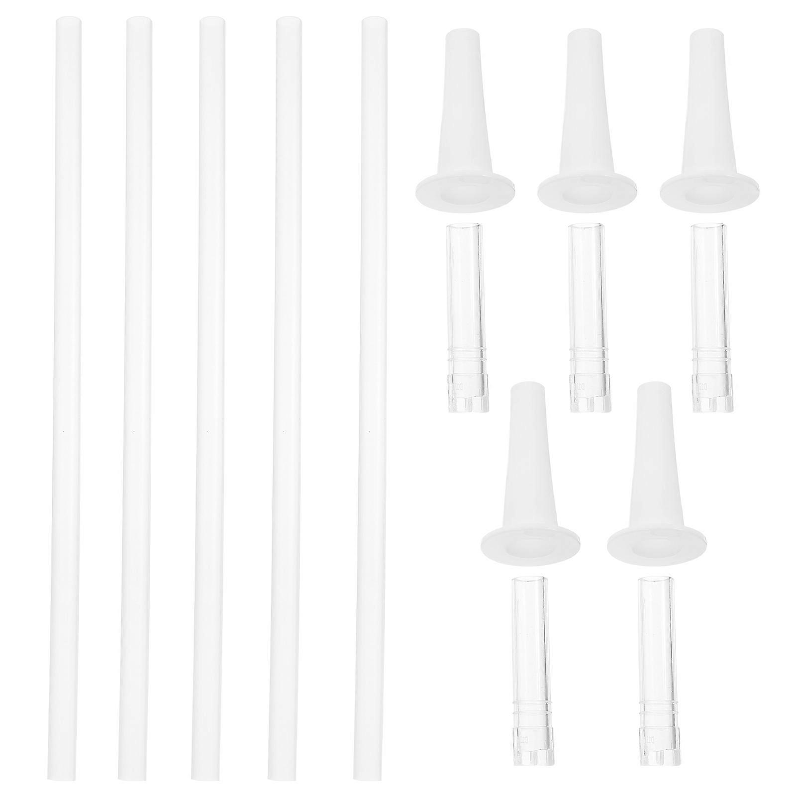 Water Bottle Straw Pot-Bellied Cup Straw for Drinking Use 5Sets Replacement
