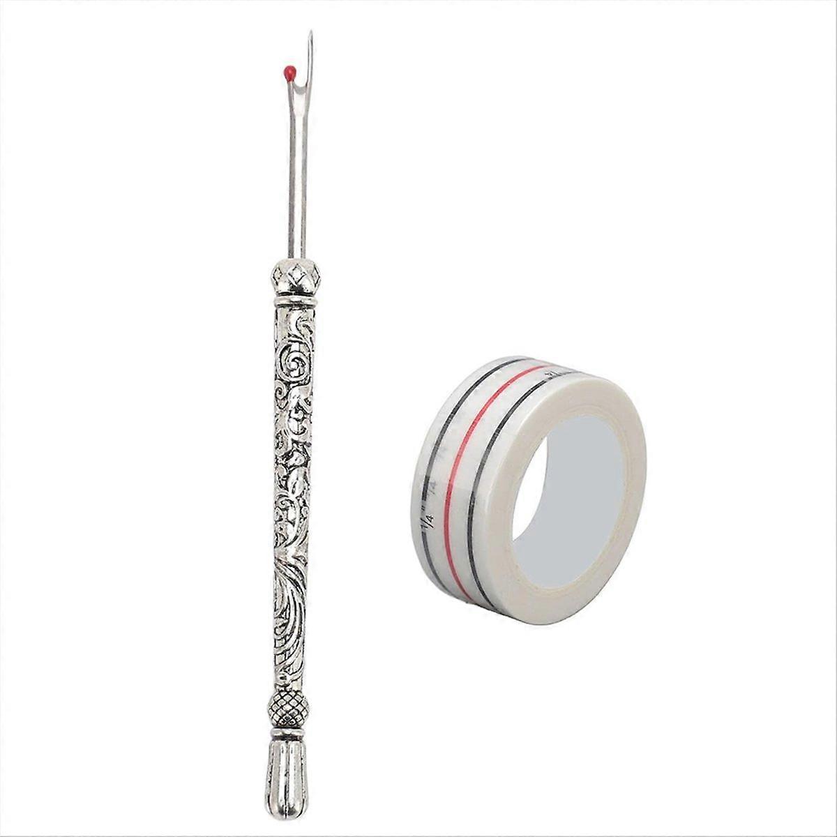 Seam Ripper and Thread Remover Kit,for Crafting, Sewing Silver
