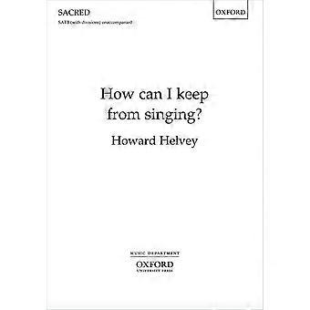 ¿Cómo puedo guardar de cantar?: partitura Vocal