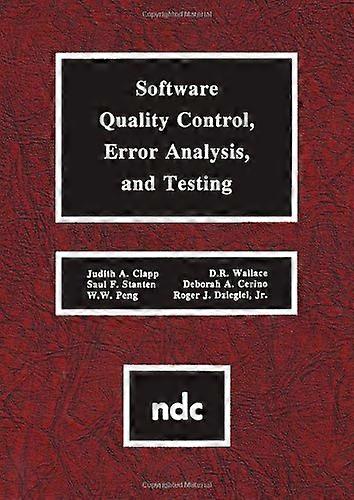 Softwarekwaliteitscontrole, fout, analyse