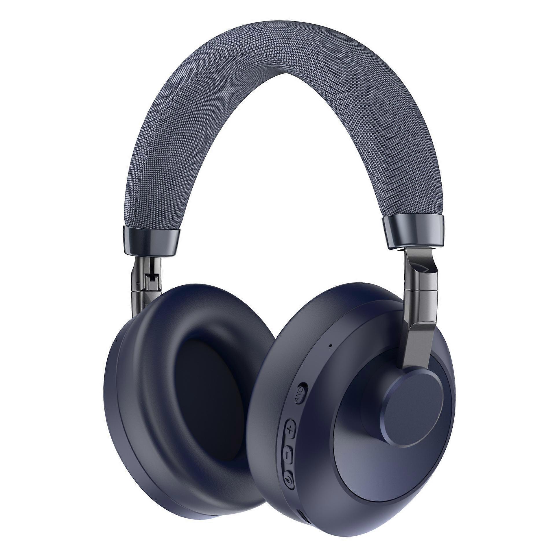 Wireless Over-Ear Bluetooth Headphones with 6.0 Technology, Lightweight Foldable Design, Multi-Function Buttons & Active Noise Cancelling

