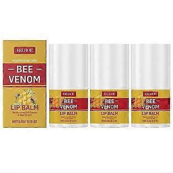 Honey Venom Lip Balm, Bee Venom Lip Balm - Intensely Moisturizing, Softening, and Smoothing Lip Care with Instant Hydration