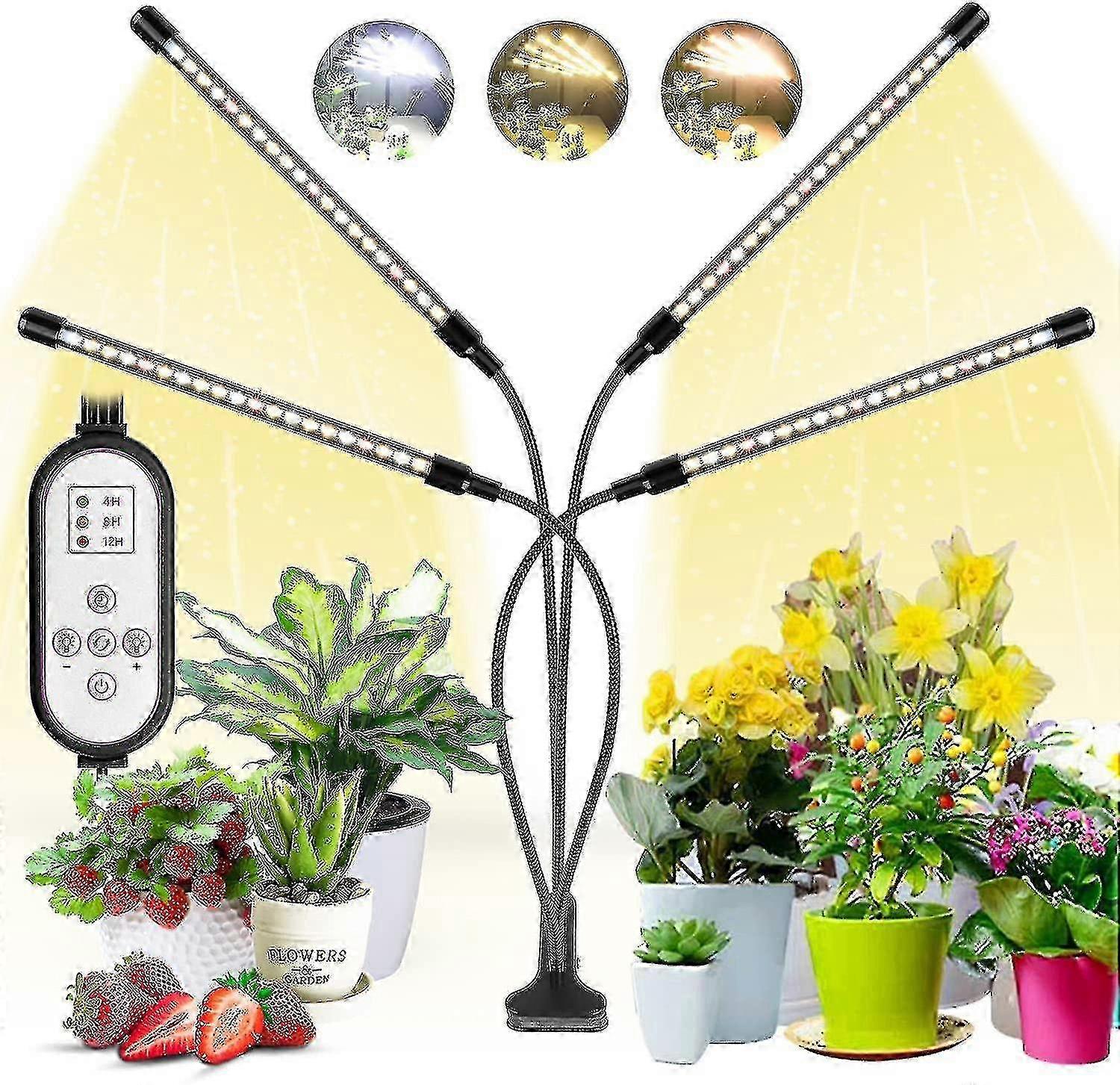 Indoor Plant LED Grow Lamp with Auto Timer USB Powered