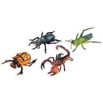 Insects Figures Toys Realistic Model Toys for Kids Use 4Pcs Pack Fake Bugs