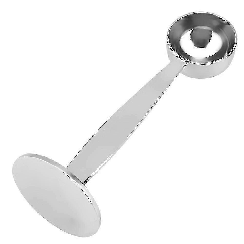 Stainless Steel Coffee Bean Measuring Scoop with Tamping Function