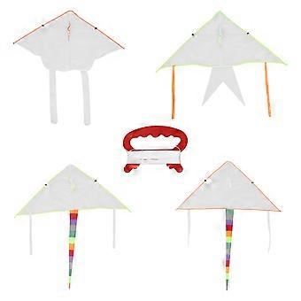 Drachenbastelset aus Polyester (4 Stück) für Kinder – perfekt für kreative Flugerlebnisse im Park oder am Strand
