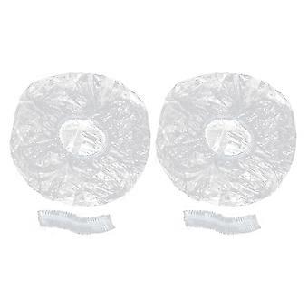 400Pcs Disposable Bathing Caps Waterproof Shower Cap for Bathroom Use