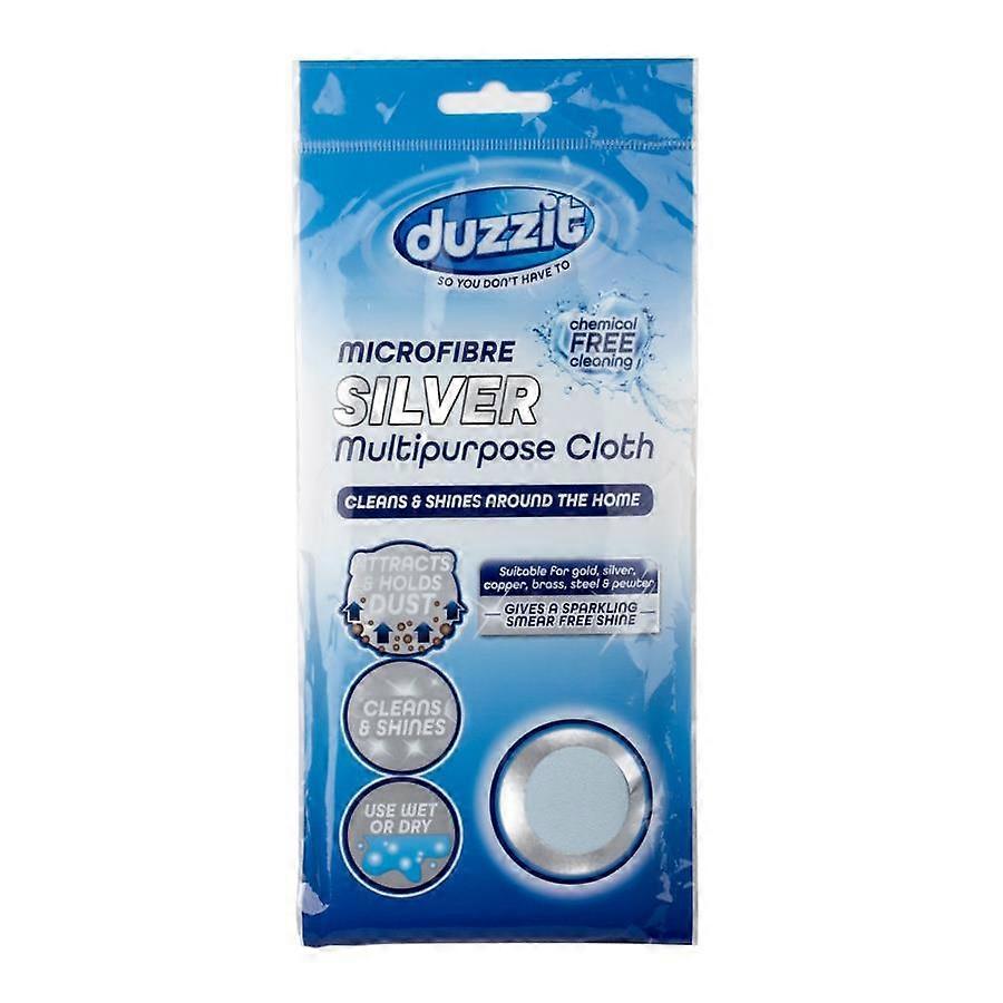 Duzzit Microfibre Silver Multipurpose Polishing Cloth