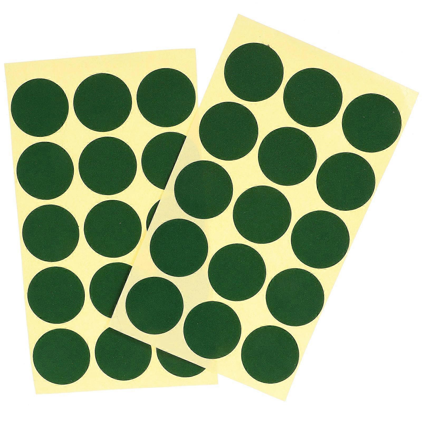 Pool Table Marker Dots for Sheets Green Billiard Stickers