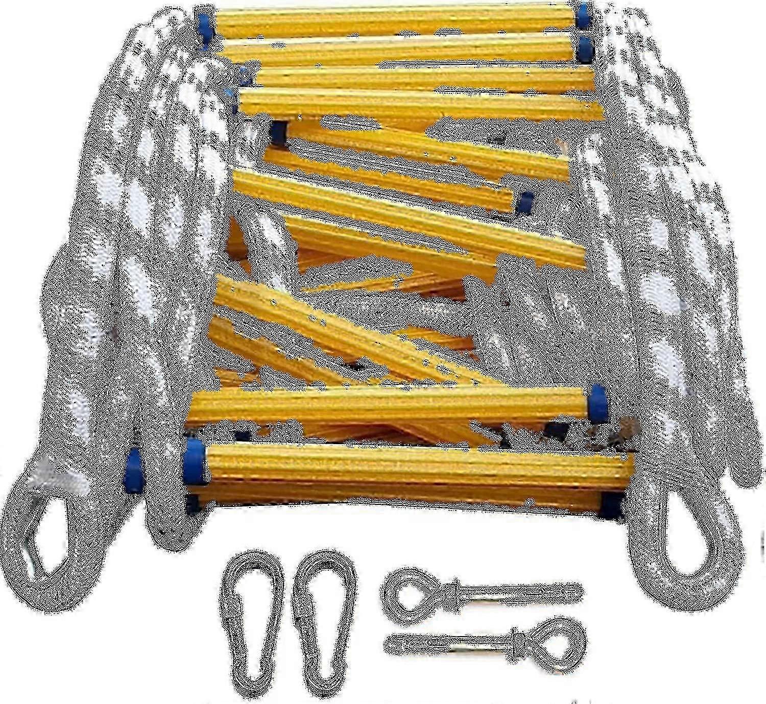 Safety fire escape ladder 5m flame resistant durable