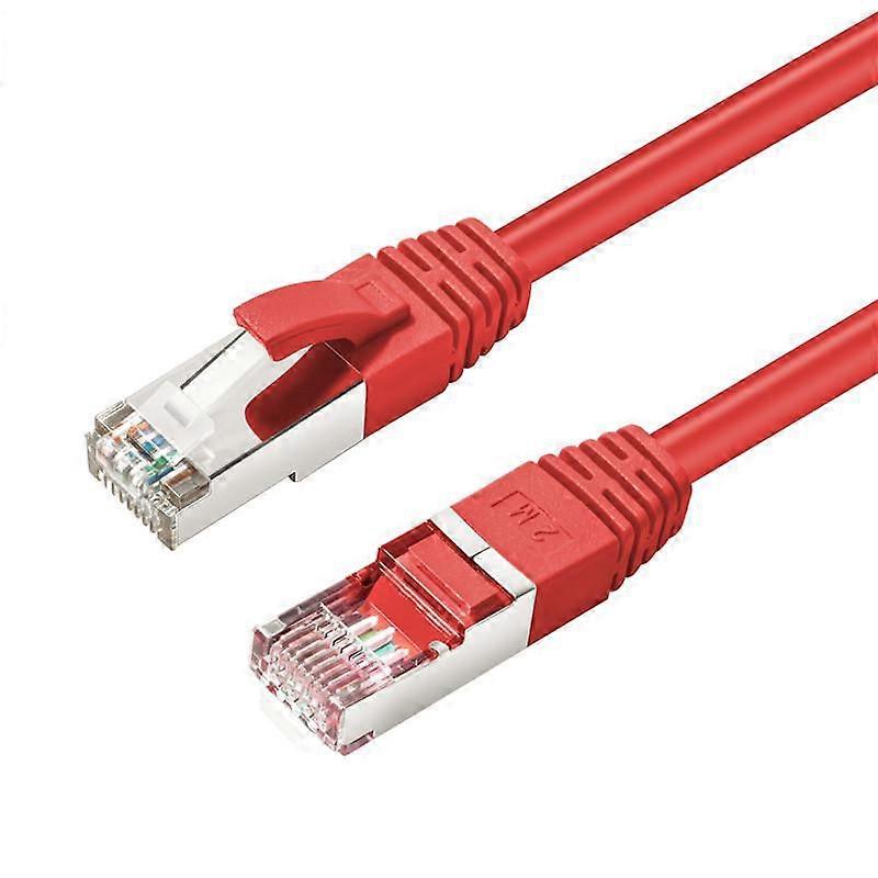 MicroConnect CAT6 S/FTP Network Cable 0.5m Red