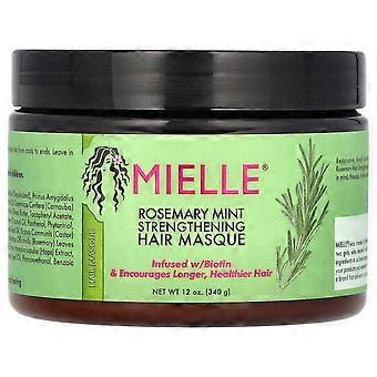 Mielle, Strengthening Hair Masque, Rosemary Mint, 12 oz (340 g), 2-Pack