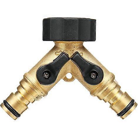 3/4-inch Y-type brass quick connector