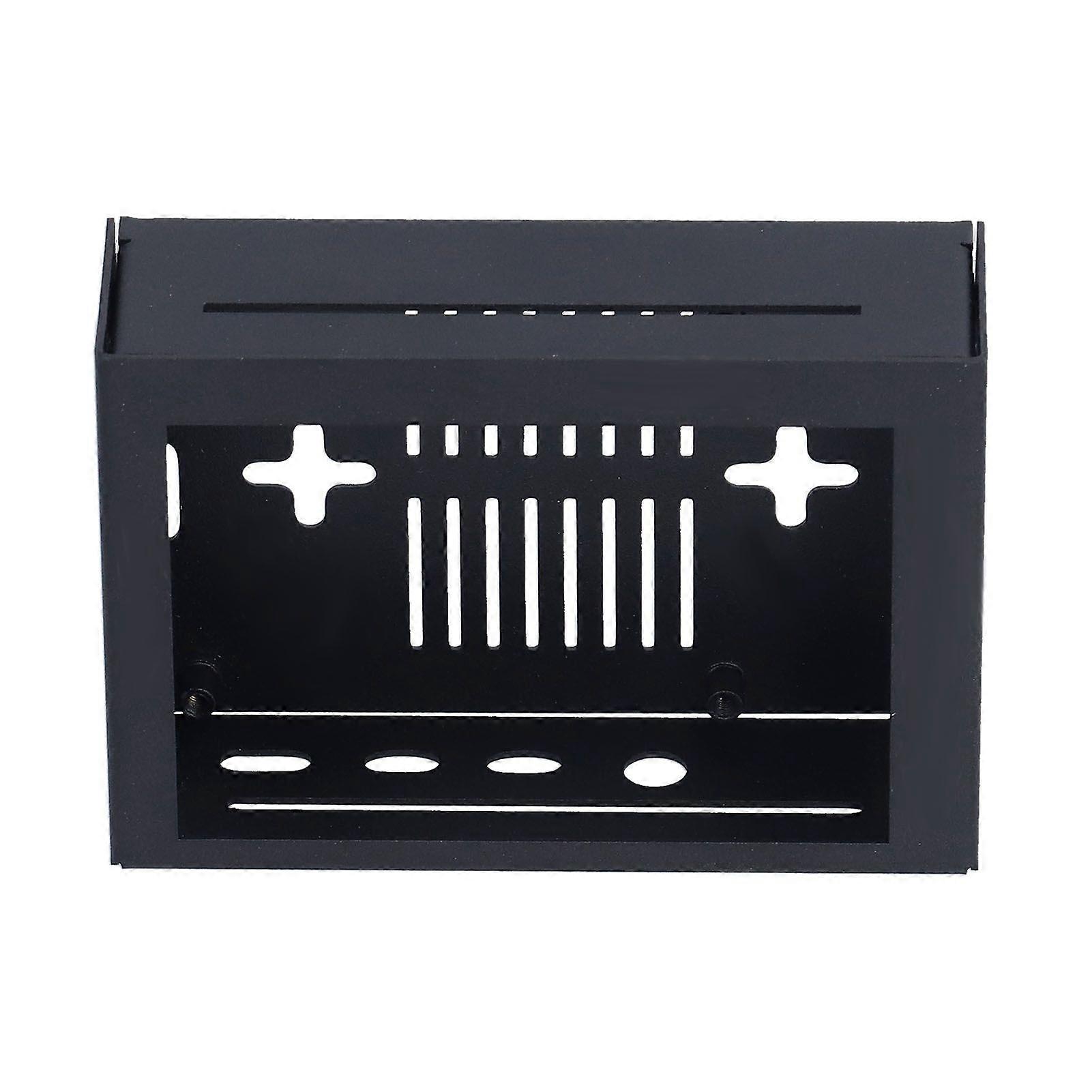 Display Screen Shell Integrated Metal Housing Protective Case for Raspberry Pi 4 4B
