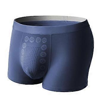 Men's Boxer Briefs Pack, Anti-chafing, Moisture-wicking Underwear, Odor Controlmagnetic Therapy Energetic Man Ice Silk Boxer Briefs