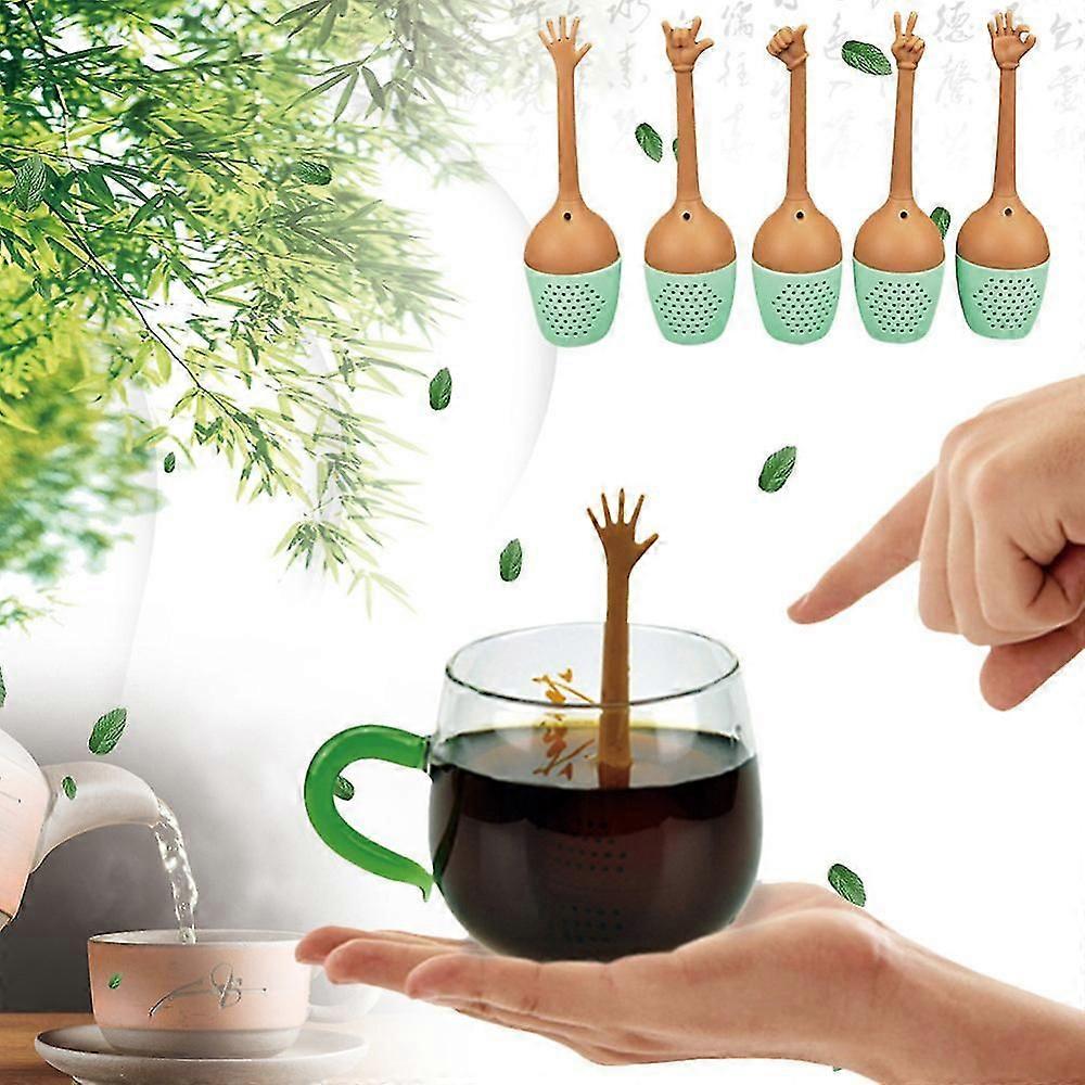 Tea Infuser Black Tea Strainer,silicone Loose Leaf,randomly Sent,1pcs
