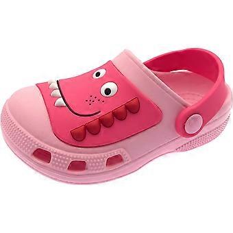 Kid's Garden Clogs Cute Slides Sandals Toddlers Beach Pool Shower Shoes with Non-Slip Soleactual shoes length 15cm)