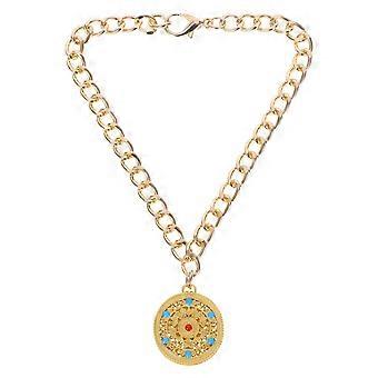 Pet Metal Lock Pendant Necklace for Cats Dogs with Longevity Charm