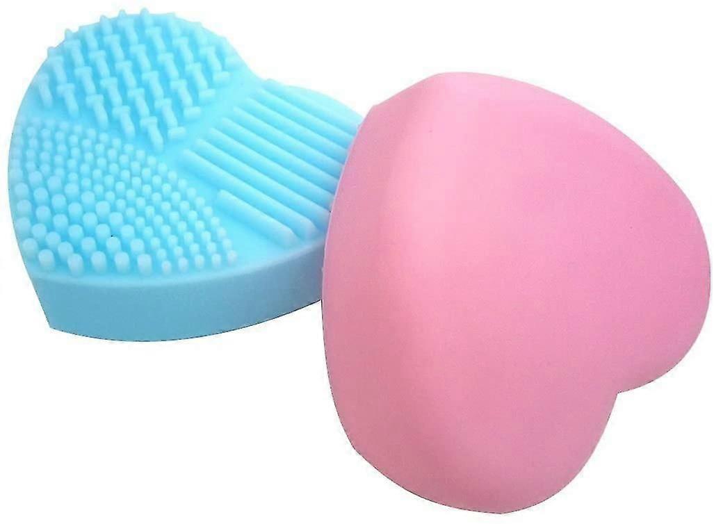 2 Pack Silicone Brush Cleanser Brush, For Makeup Brushes