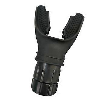 Black Adjustable Resistance Breathing Trainer for Singing Fitness and Lung Exerciser