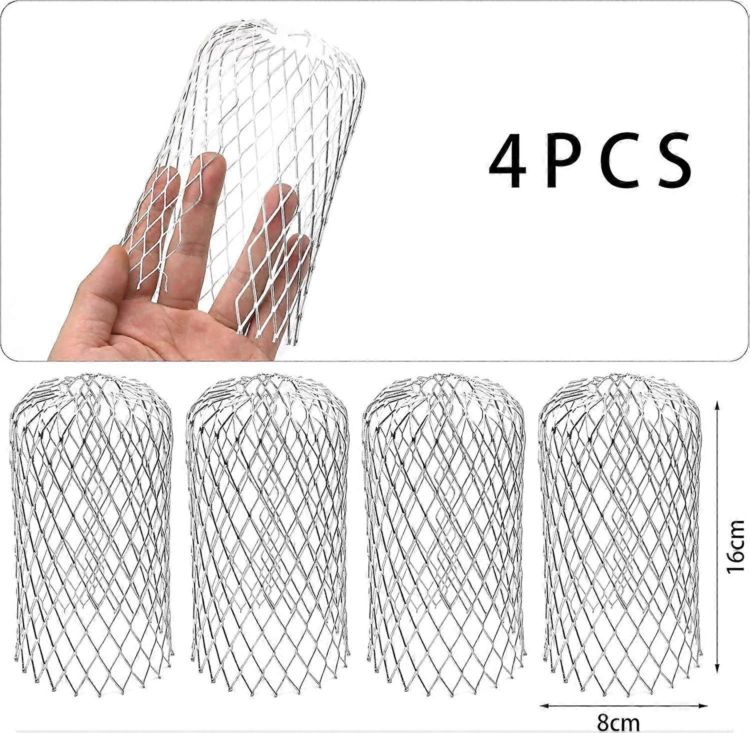 4 Pack Aluminum Gutter Guards Expandable Filter Strainer Metal Gutter Guards Leaf Strainer