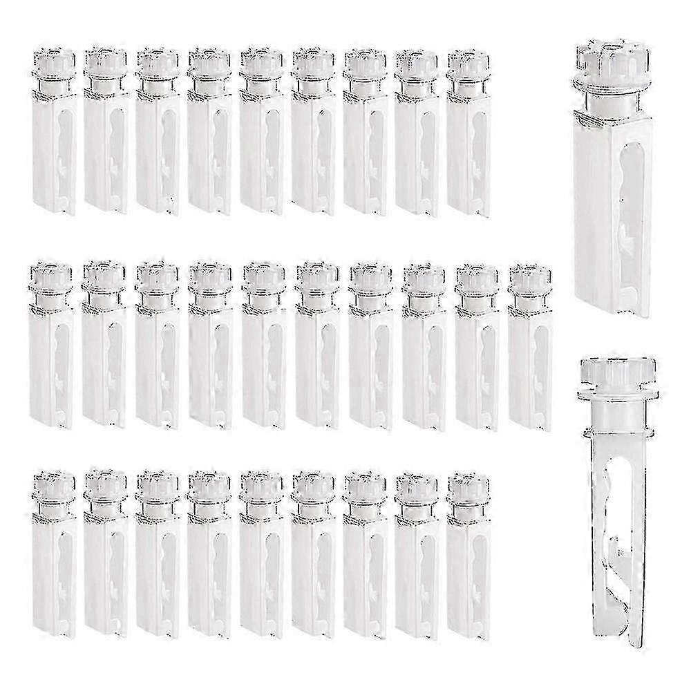 30 pcs Vertical Blind Replacement White Stems