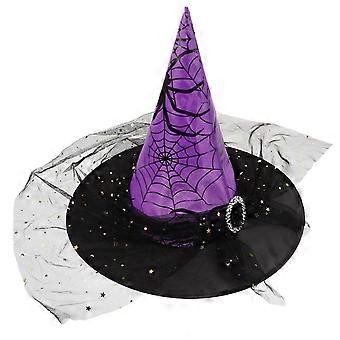 Cosplay Hexenhut Maskerade Halloween Hexen Spitzenhut Cosplay Zubehör