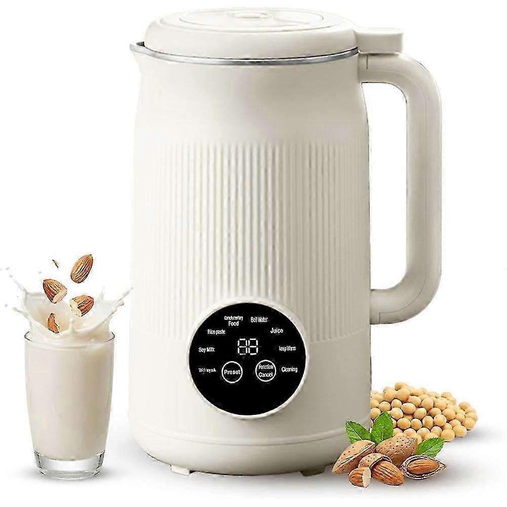 Nut Milk Maker Machine,40oz Soy Milk Maker with Self-Cleaning, Delay Start,Keep Warm,for Juice,Smoothie,Eu Plug