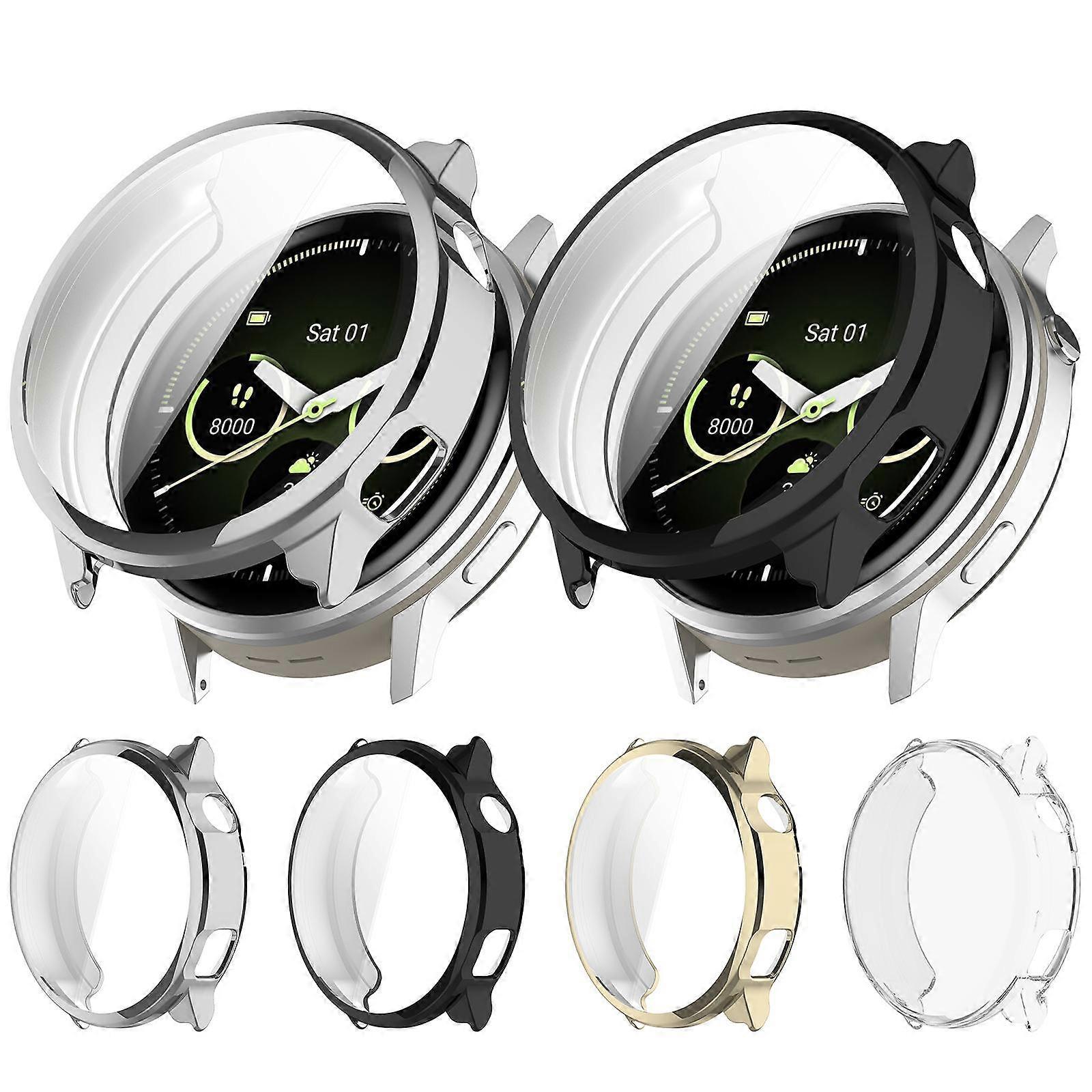 Full Coverage TPU Electroplated Watch Protective Cover