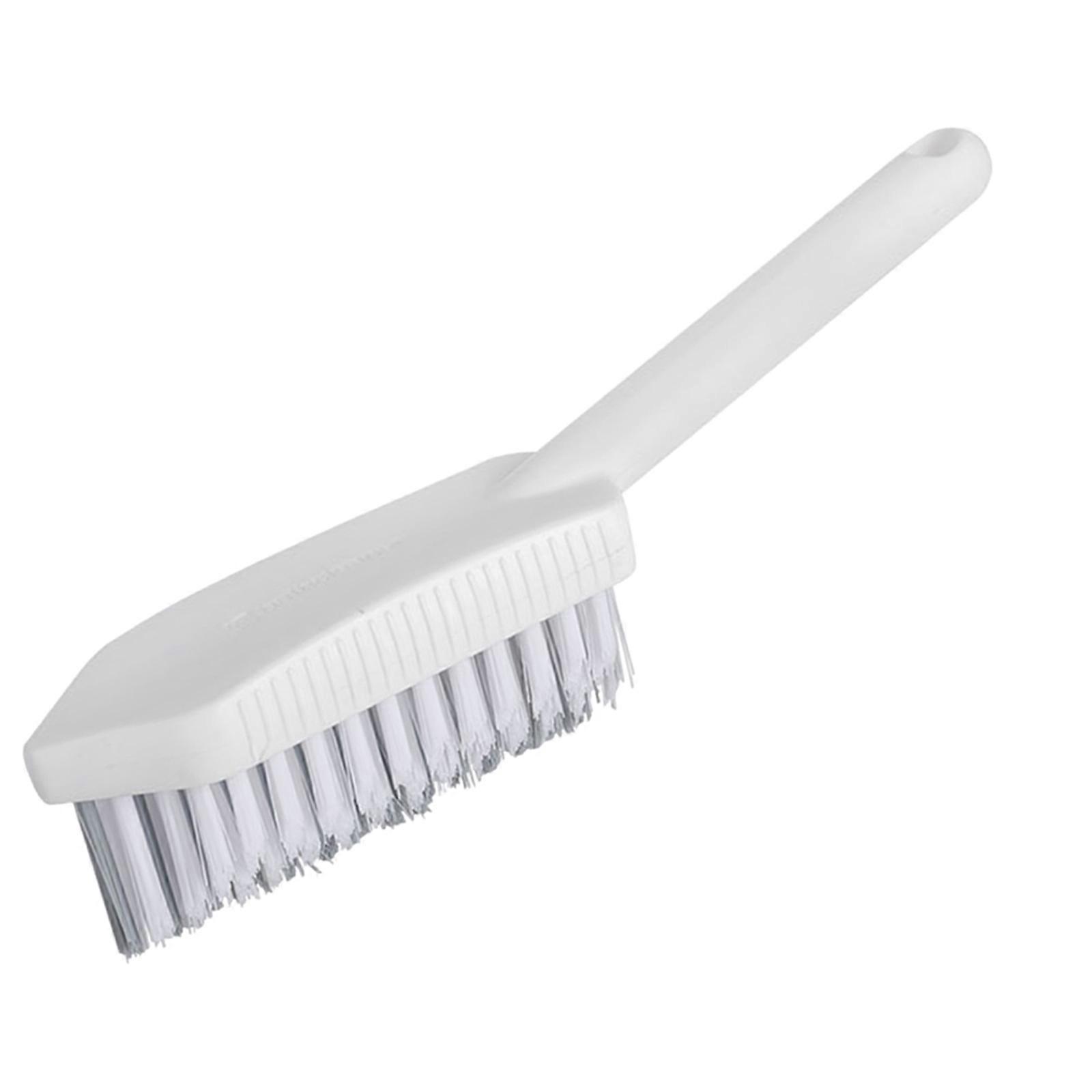 White V Shaped Tile Grout Brush for Shower Floor Cleaning