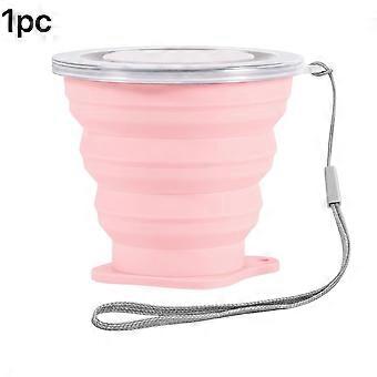 Portable Travel Foldable Cup, 6.09oz, Reusable Heat Resistant Cup with Lid, 2pcs/1pc, for Tea Brewing, Camping, Picnics, Lawn Activities